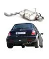 Vente Flash Fox Inox Échappement Mini Cooper One R50 R53 1.3l 1.6l 1x80mm Avec Absorbeur