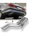 Vente Flash Fox Échappement Inox Installation Complète De Catégorie BMW E32 750i 2x76mm