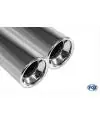Vente Flash FOX Racinganlage ab Kat. Mazda MX-3-EC 1.6l Bj. 91-99  2x78x75mm eingerollt gerade mit Absorber