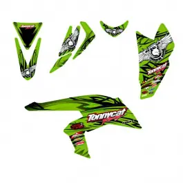 Usine Directe Kit deco TONNYCAT RACING -- RACE 2 SERIE VERT --  KFX450