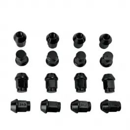 16 ECROUS DE ROUE DOUGLAS CONIQUE BLACK DIAMETRE 10MM / 3/8' (POLARIS) Nouvel Arrivage